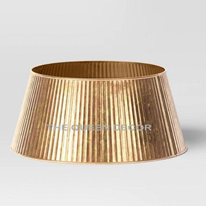 Good Quality Iron Gold <b>Tree</b> Collar Classic Christmas Decoration <b>Tree</b> <b>Stand</b> Classy Inspired Decor for Home Blank Sublimation - Product Image 2