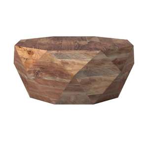 Mesa de centro redonda de madera de alta calidad, la más vendida, con precio de mayoreo. - Product Image 3