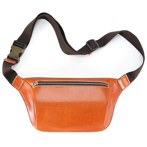 Pochette de ceinture en cuir véritable durable avec ajustement réglable à la taille, plusieurs compartiments de rangement et fermeture éclair sécurisée pour un usage quotidien - Product Image 3
