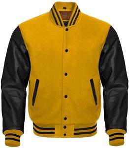 Premium Quality Men's Letterman Varsity <b>Jackets</b> Wool Body Eco-friendly Anti-Static Customizable Sailar Collar <b>Smart</b> Stylish - Product Image 6