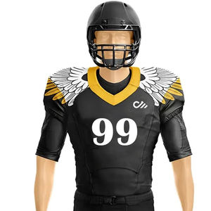 Vêtements de sport personnalisés de haute qualité par sublimation, uniformes de rugby américains, kits de rugby OEM pour hommes, maillots de football américain à vendre - Product Image 5