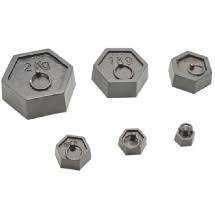 Ensemble de poids hexagonaux en fonte durables 50-5000g Garantie 1 an Conçus pour une manipulation facile Anneau de levage OEM Lab - Product Image 6