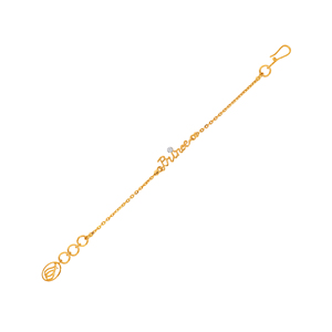 Minimalist Kids Lucky Evil Eye <b>Bracelet</b> in Rose <b>Gold</b> Plating with Black <b>Beads</b> and Lab Grown Diamonds 18K - Product Image 1