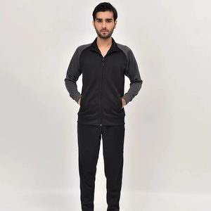 Conjunto de Chaqueta de Dos Piezas con Cremallera y Capucha para Hombre, Fabricación Personalizada, Poliéster Transpirable, Estilo Urbano, Cortavientos, Chándal de Invierno - Product Image 5