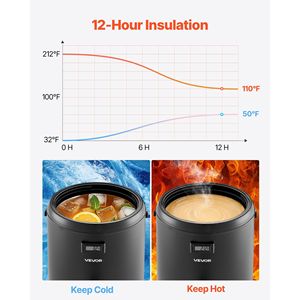 Distributore di bevande in acciaio inossidabile isolato Gal 3.2 per bevande calde e fredde - Product Image 3