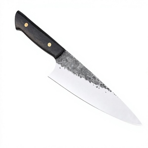 Cuchillo de Cocina UllU Western de Acero con Alto Contenido de Carbono, Mango de Madera Wenge, Hoja Serrada con Punta Caída, Grosor de 0.5 mm, Longitud Total de 13 Pulgadas - Product Image 3