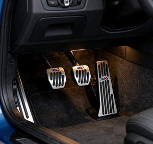 Kits de Interior de Luxo para BMW Série 1-8 GT/X3-X6/Z4, Capas de Pedais de Acelerador/Freio/Embreagem em Liga de Alumínio, LOGO 2018-2026 - Product Image 2