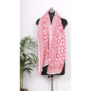 Wholesale 100% Cotton Block Print Sarong Bikini Cover Pareo Handmade rectangle shape <b>Scarf</b> & <b>Handkerchief</b> Print <b>Scarf</b> beach wear - Product Image 5