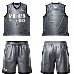 Uniformes de basket-ball personnalisés OEM, kits de maillots de basket-ball avec impression par sublimation complète pour hommes, femmes et jeunes, vêtements d'entraînement - Product Image 6