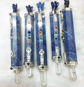 แท่งหินลาพิส ลาซูลีธรรมชาติ ทำมือ เป็นมิตรกับสิ่งแวดล้อม สำหรับบำบัดรักษา พลังงานจิตวิญญาณ เสริมฮวงจุ้ย นวดบำบัด - Product Image 2