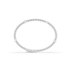 Unique Style 4.75Ct Lab Grown Diamond Bracelet Lightweight Round Brilliant Cut 14k <b>Solid</b> <b>Gold</b> <b>Gold</b> Plated for Party Gift - Product Image 2