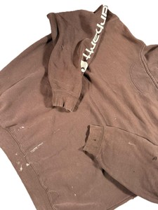 Sweat à capuche personnalisé pour homme, coupe ample, effet délavé, avec fermeture éclair, impression numérique motif dessin animé, coupe carrée, effet vieilli, 100% coton - Product Image 4