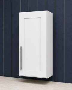 <b>White</b> Modern Wall Mounted Kitchen Cabinet Shaker <b>Door</b> Storage Cupboard Ready to Assemble for Apartment Villa - Product Image 1