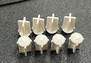 Connecteur de purificateur d'eau en plastique D4x10mm, raccord à connexion rapide, blanc - Product Image 2