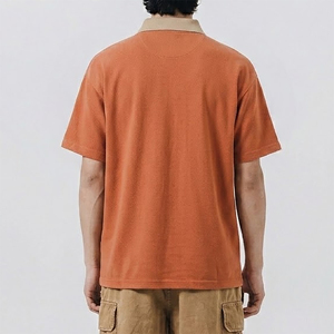 เสื้อโปโลผู้ชายคอปกพับได้ แขนสั้น สีพื้น แฟชั่นคลาสสิก รุ่นใหม่ล่าสุด ปี 2026 สวมใส่สบายๆ - Product Image 3