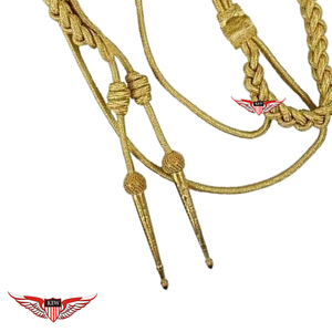 Aiguillette dorée à tresses, Aiguillette dorée à fil, Cordon doré, Aiguillette dorée - Product Image 2