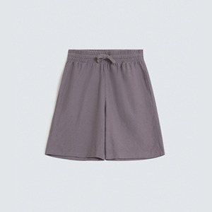 Ensemble T-shirt et short gris en coton à col rond pour homme – Tenue décontractée d'été en tissu satiné tricoté respirant, sans couture, personnalisable, couleur unie - Product Image 2