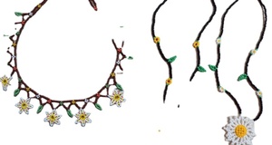 Sautoirs en laiton sur mesure avec motifs floraux gravés, idéaux pour la revente de créateurs de bijoux de mode - Product Image 6