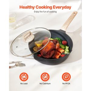 Set di Pentole e Padelle Antiaderenti in Granito da 19 Pezzi per Cucina e Camper, Ideale per Friggere e Preparare Salse - Product Image 3