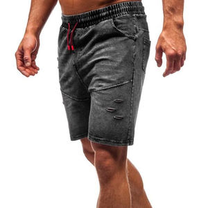 Pantalones Cortos Personalizados para Hombre, Estilo Acid Wash, Algodón Vintage, Casuales, para Gimnasio, Entrenamiento, Ropa Urbana, Moda de Verano, Fabricante OEM - Product Image 3