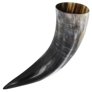 Handmade Buffalo Horn Shot Cups Viking Style Cow Ox Horn Drinking <b>Glass</b> for Parties Toasts Bar Decor - Product Image 5
