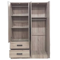 Meilleures ventes - Armoire de chambre à coucher en bois contemporaine FURNIZONE modèle 12_0021, design élégant, meuble de rangement multifonctionnel