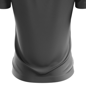 Camiseta de Manga Corta para Hombre, Diseño Sencillo, 100% Algodón, Transpirable, de Secado Rápido, con Logotipo OEM, Color Negro, Varios Tamaños - Product Image 6