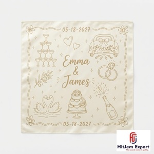 Pañuelo Cuadrado Estampado Premium con Sensación de Seda, Chal, Pañuelo para la Cabeza, Fabricante Textil OEM ODM, Proveedor de Servicios de Tejidos Personalizados - Product Image 1