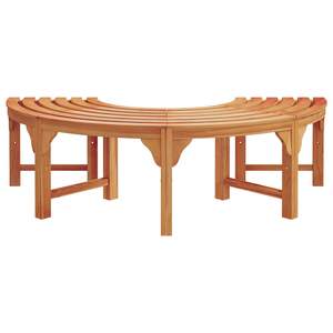 Banco de Madera de Eucalipto Sólido 160 x 80 x 45 cm, Banco de Patio Natural - Product Image 4