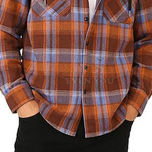 Sweats à capuche en flanelle confortables, tissu brossé doux, chauds et élégants pour un usage décontracté en hiver. - Product Image 5