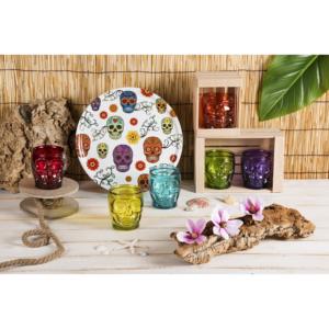 Set di 6 bicchieri Excelsa Calavera multicolor 9x8.5x10 cm - Product Image 2