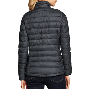 Veste matelassée pour femme avec logo personnalisé, manches longues, style tendance, veste d'hiver matelassée pour femme - Product Image 3