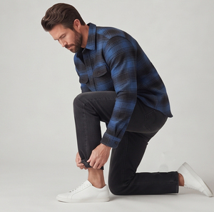 Street Wear <b>Flannel</b> <b>Jacket</b> Men's Custom Plaid <b>Flannel</b> Shirts <b>Jackets</b> With Warm Quilted Lining <b>Flannel</b> <b>Jacket</b> Men - Product Image 3