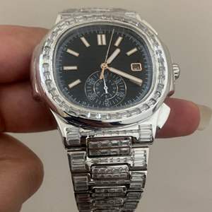 Reloj de Diamantes VVS de Alta Calidad, Nuevo, con Diamantes Cultivados en Laboratorio, Joyería de Moda, Reloj con Incrustaciones de Diamantes - Product Image 2