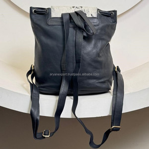 Mochila de piel de vaca duradera de alta calidad OEM para hombres y mujeres, mochila informal de lujo de cuero genuino para viajes de oficina Premium al por mayor - Product Image 5