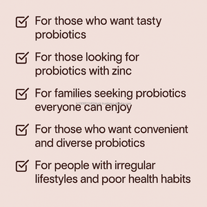 Supplément de zinc probiotique avec 5 milliards de CFU poudre de soutien de la santé digestive immunitaire OEM Corée aliments santé - Product Image 3
