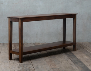 Mesa Consola de Madera Escultural Moderna con Base Orgánica Artística, Mesa de Entrada Contemporánea para Sala de Estar o Pasillo - Product Image 4