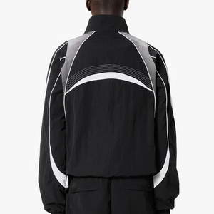 Nuevo Conjunto Deportivo Urbano con Logotipo Personalizado, Reflectante 3M, Ligero, para Primavera, Chaqueta Cortavientos y Pantalones de Spandex/Poliéster para Hombre - Product Image 6