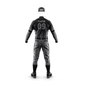 Conjunto Deportivo de Material Elástico Flexible con Logotipo Personalizado Impreso, Uniforme Profesional de Béisbol - Product Image 6