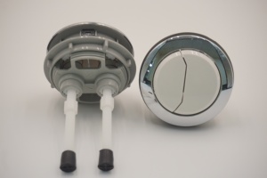 แผ่นโครเมียม ABS แบบกลมกดชักโครกแบบคู่ชุดปุ่มกดสำหรับห้องน้ำ - Product Image 6