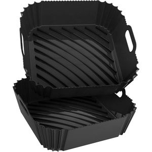 Grandi Rivestimenti in Silicone da 7,9 Pollici per Friggitrice ad Aria, Riutilizzabili, Confezione da 2, per Friggitrici ad Aria da 5-9 QT e Rivestimento per Pentole da Forno - Product Image 1