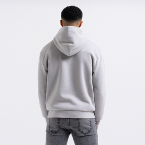 Sweat à capuche personnalisé avec logo, haute qualité, 500 GSM, épais, lourd, 100% coton molletonné, streetwear d'hiver, coupe classique, avec poche - Product Image 3