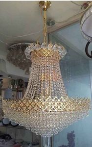 Lustre en métal léger avec cristaux, fixation au plafond amovible, design contemporain pour couloir, décoration intérieure, prix de gros - Product Image 6