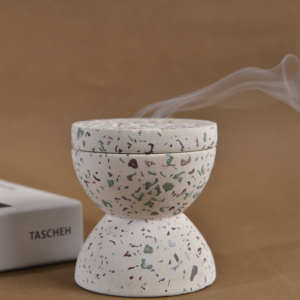 เตาเผาบัคฮูร์ เตาเผาเครื่องหอมเรซิ่น เตาเผาเครื่องหอมหิน ที่วางเครื่องหอมเรซิ่น สำหรับตกแต่งบ้าน ผ่อนคลาย - Product Image 4