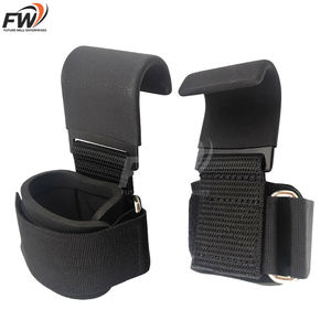 Crochets de musculation pour l'entraînement de force, sangles de fitness robustes / équipement de fitness, accessoires de gym pour haltères de puissance - Product Image 1