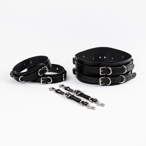 Premium Genuine Leather Restraints 16Pcs <b>Sets</b> Wholesale <b>Bondage</b> Toys Fetish Kit With Custom Logos Kit RTTS-0003 - Product Image 3