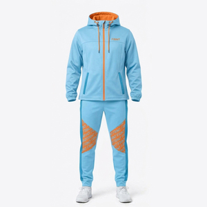 Survêtement Softshell à Capuche avec Fermeture Éclair, Veste et Pantalon, Tenue Personnalisée par Sublimation pour Équipes de Cheerleading et de Danse, Uniforme d'Entraînement OEM - Product Image 4
