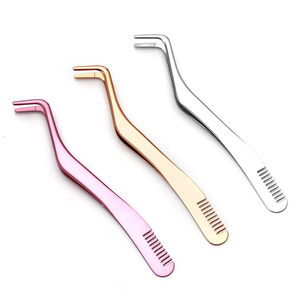 Pinzas de Acero Inoxidable de Alta Calidad para Cejas, Antiestáticas, No Magnéticas, Duraderas, con Punta Inclinada, Herramientas de Belleza Profesionales - Product Image 6