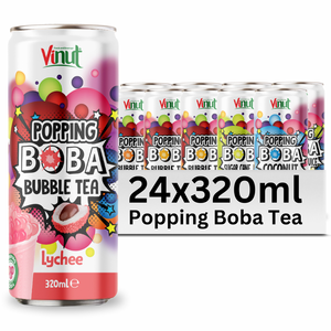 Popping Boba บับเบิ้ลชาลิ้นจี่น้ำผลไม้320มล.-ผู้ผลิต vinut ขายส่ง - Product Image 2