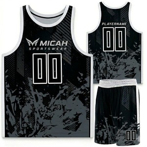 Maillot de basketball réversible personnalisé Micah Sportswear, débardeur sans manches en mesh sublimé, imprimé vert fluo et rose, pour adultes, 100% coton - Product Image 3